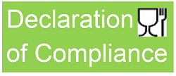 Declaration of Compliance (DOC) for Food Contact Materials