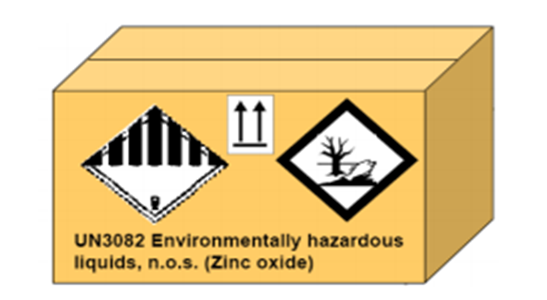 UN 3082 Environmentally hazardous substances mark